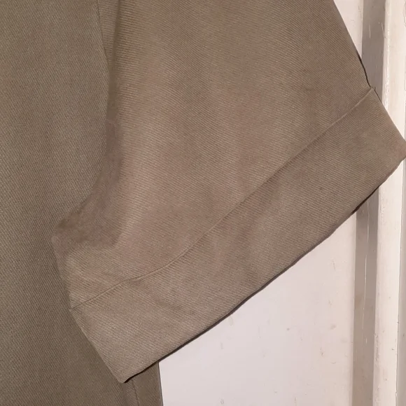 MONROW Utility Jumpsuit Revolve Olive Green Khaki Zip-Up Ankle Jogger Style M - Picture 7 of 10